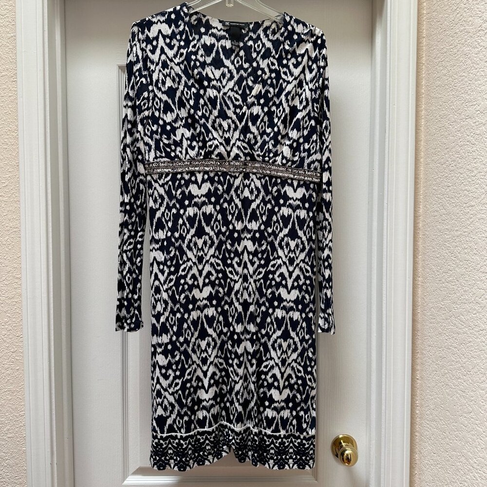 INC ikat print dress